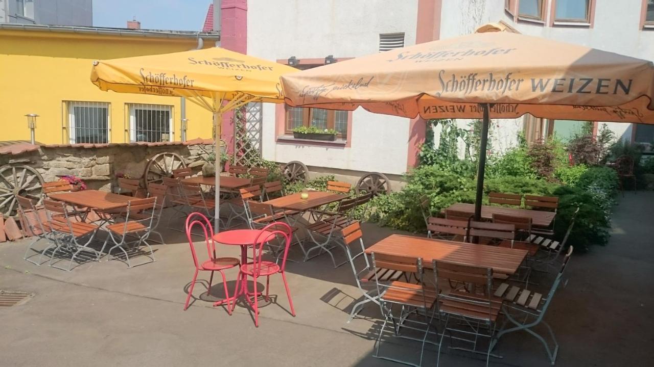 Hoteldeutscheshaus Leinefelde Exteriör bild